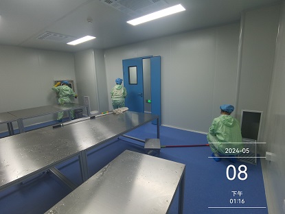 醫(yī)療行業(yè)萬級潔凈室開荒清潔