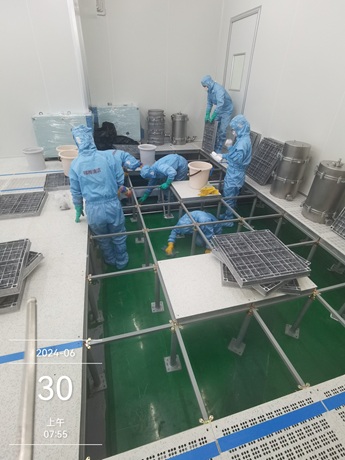 半導(dǎo)體千級(jí)無塵車間深度清潔