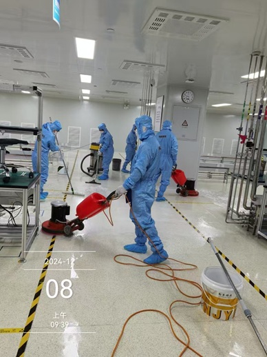 潔凈室ESD地板清洗維護(hù)